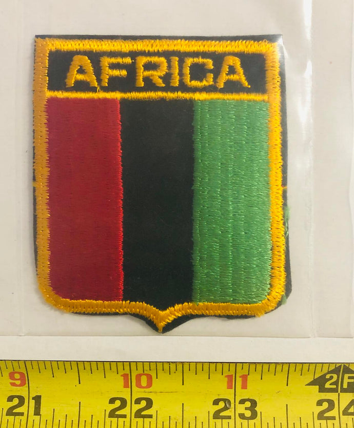 Africa Flag Vintage Patch