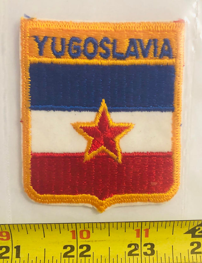 Yugoslavia Flag Vintage Patch