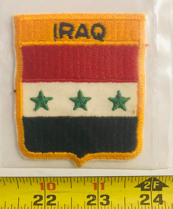 Iraq Flag Vintage Patch