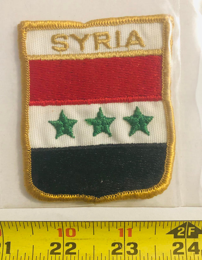 Syria Flag Vintage Patch