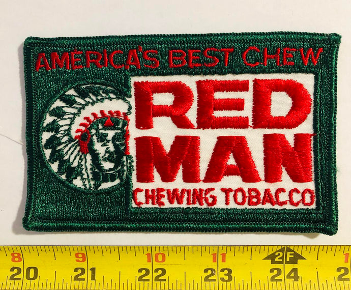 Red Man Chewing Tobacco Vintage Patch