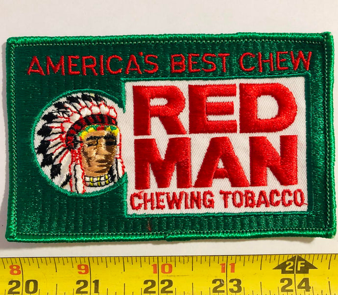 Red Man Chewing Tobacco Vintage Patch