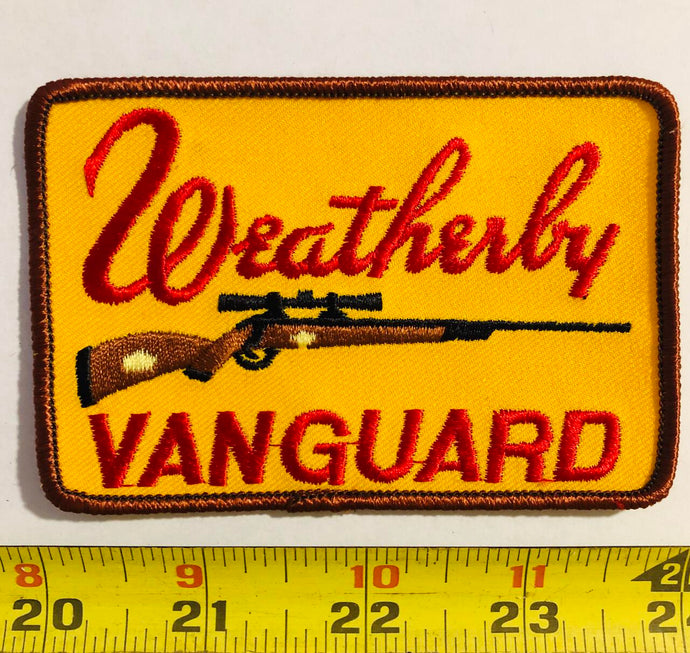 Weatherby Vanguard Gun Vintage Patch