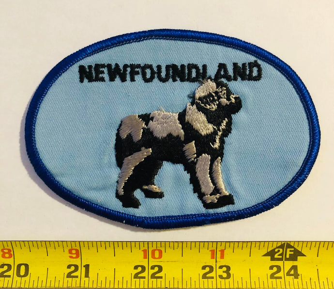 Newfoundland Dog Vintage Patch