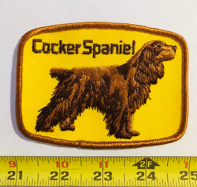 Cocker Spaniel Vintage Patch