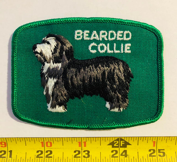 Bearded Collie Vintage Patch
