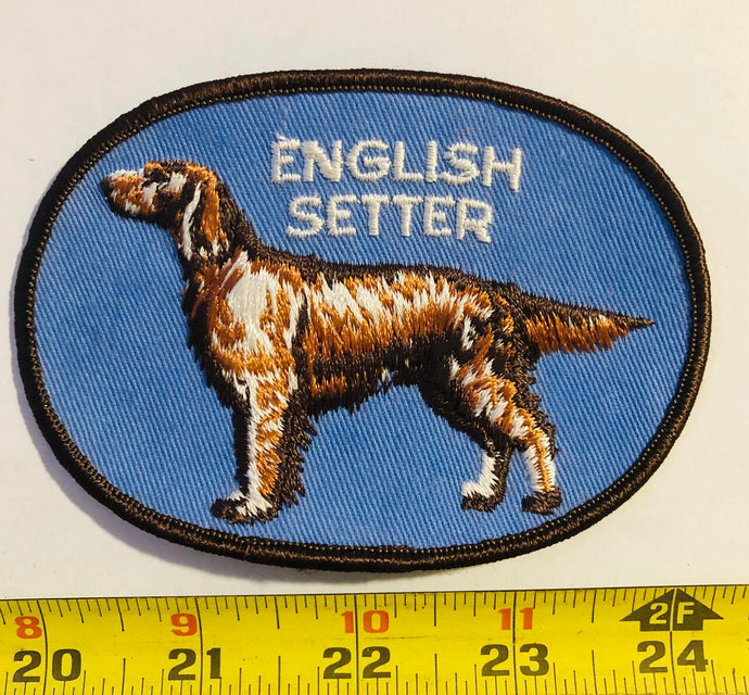 English Setter Vintage Patch