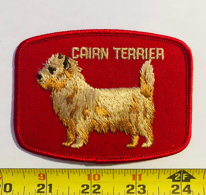 Cairn Terrier Vintage Patch