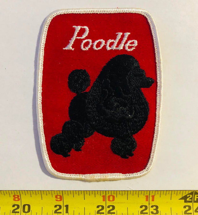 Poodle Vintage Patch