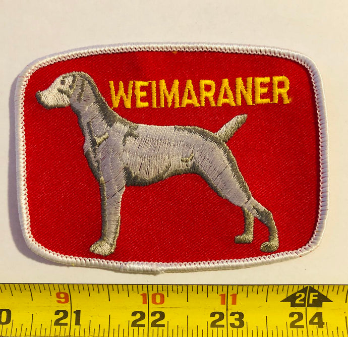 Weimaraner Vintage Patch