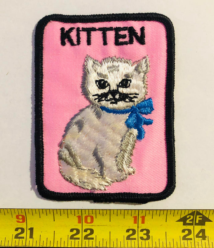 Kitten Vintage Patch