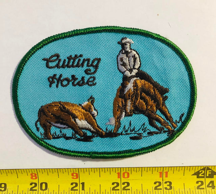 Cutting Horse Vintage Patch