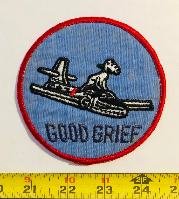 Good Grief Snoopy Military Vintage Patch