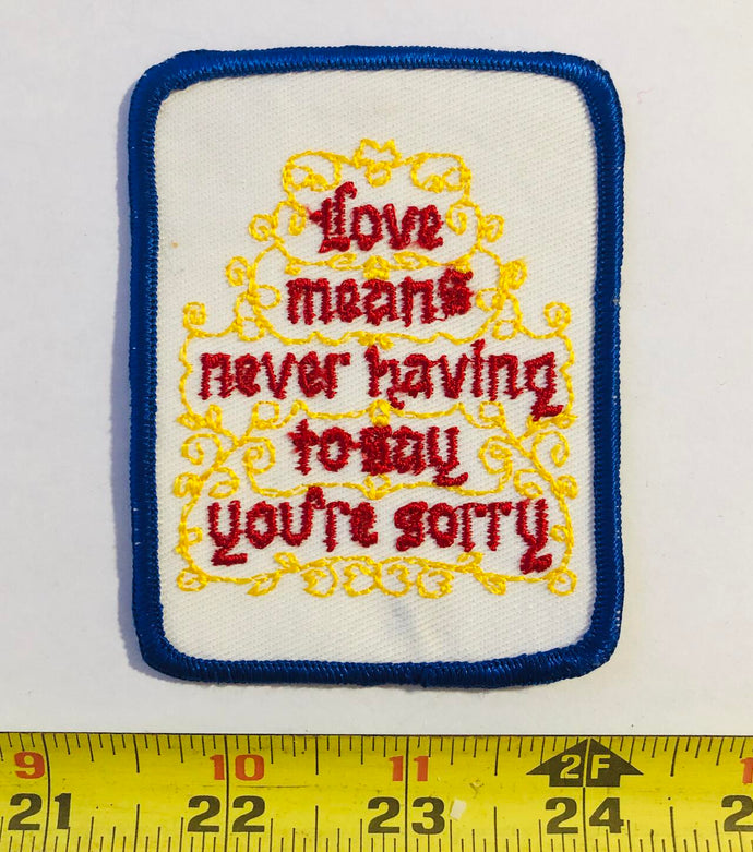Love Means Vintage Patch