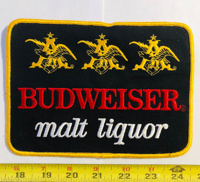 Budweiser Malt Liquor Beer Vintage Patch