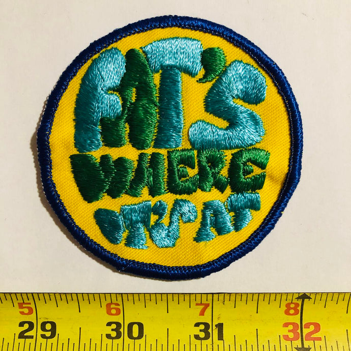 Fat's Where It's At Vintage Patch