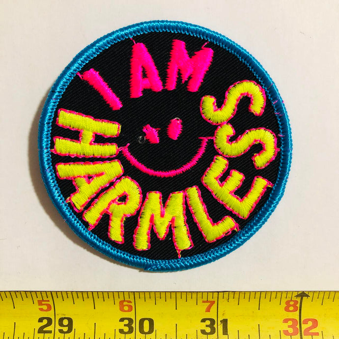 I Am Harmless Vintage Patch