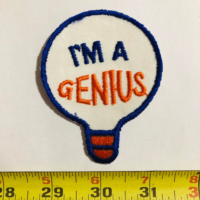 I'm A Genius Vintage Patch