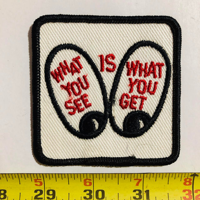 What You See Vintage Patch