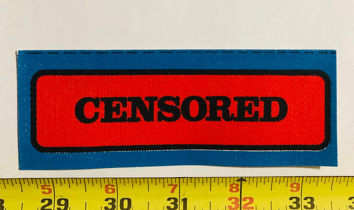 Censored Vintage Patch