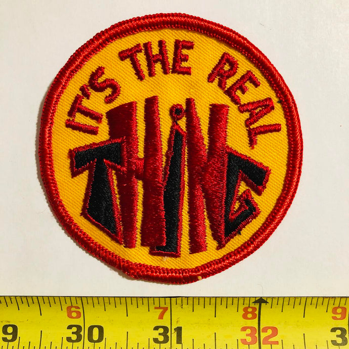 It's the Real Thing Vintage Patch