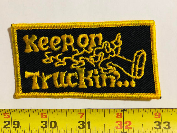 Keep On Trucking' Vintage Patch