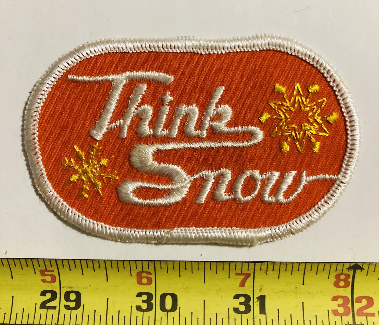 Think Snow Vintage Patch – The VintagePatch