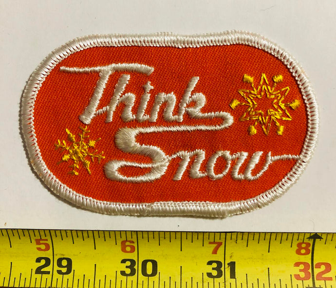 Think Snow Vintage Patch
