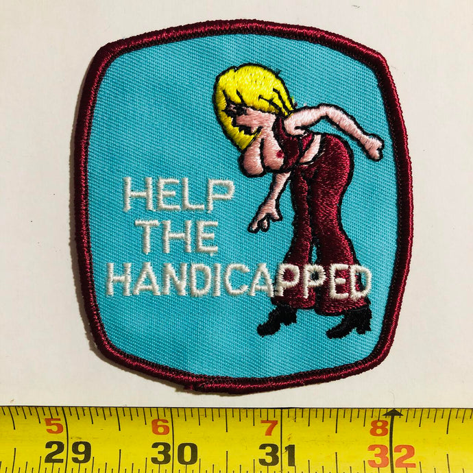 Help The Handicapped Vintage Patch