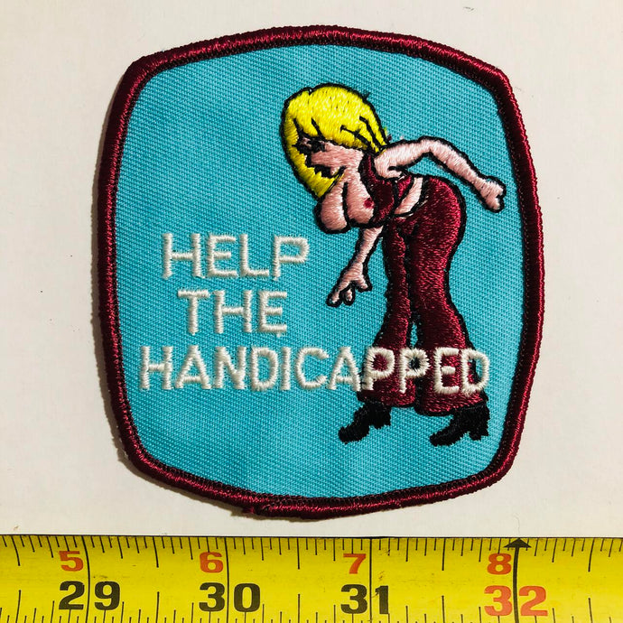 Help Patch Help The Handicapped Vintage Patch – The VintagePatch
