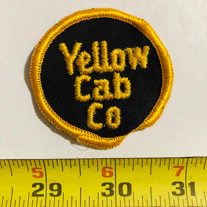 Yellow Cab Co Taxi Vintage Patch