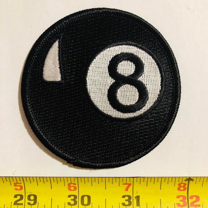 8 Pool Ball Vintage Patch