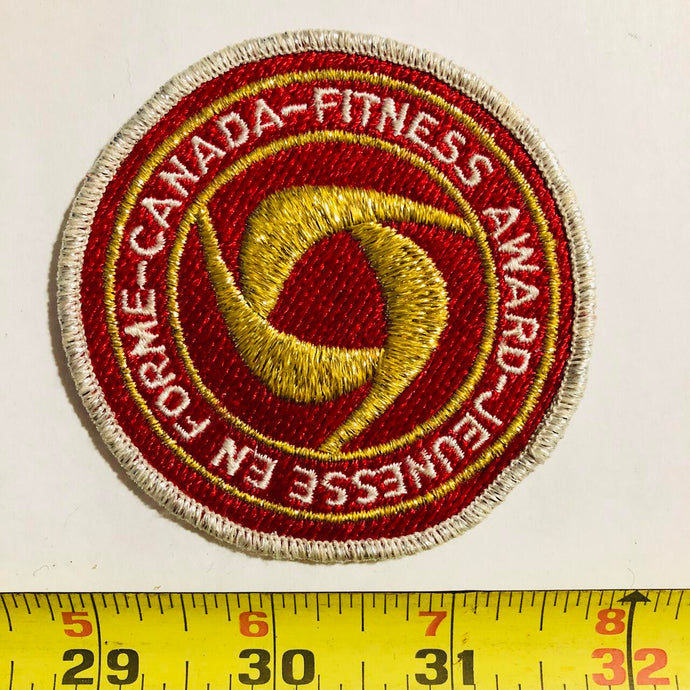 Participaction Canada Fitness Gold 2nd Generation Award Vintage Patch