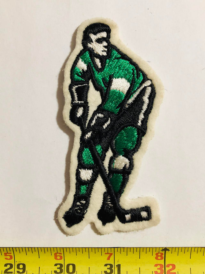 Hockey Player Vintage Patch
