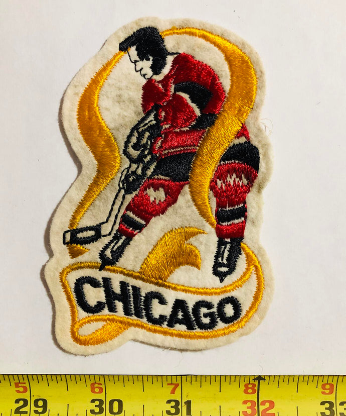Chicago Black Hawks Player Vintage Patch
