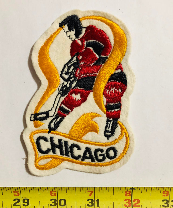 Chicago Black Hawks Player Vintage Patch