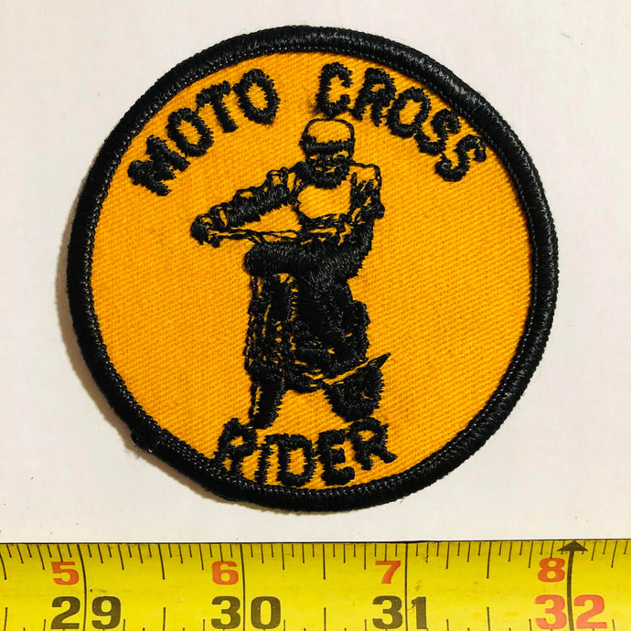 Moto Cross Rider Vintage Patch