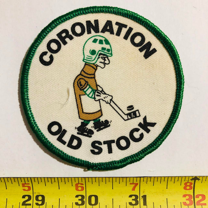 Coronation Old Stock Hockey Vintage Patch
