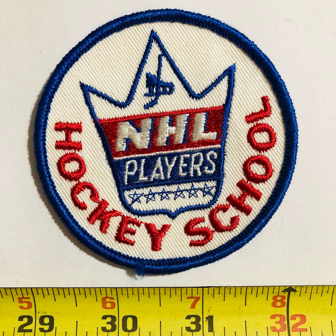 NHL Hockey School Vintage Patch