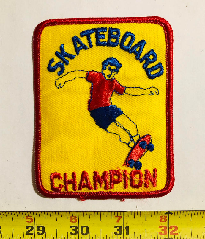 Skateboard Champion Skateboarding Vintage Patch