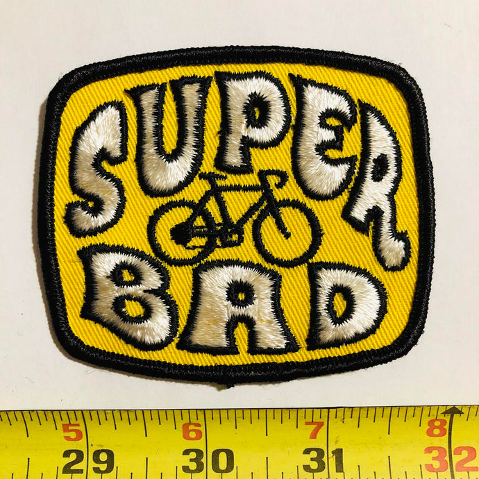Super Bad Bicycle Cycling Bike Vintage Patch
