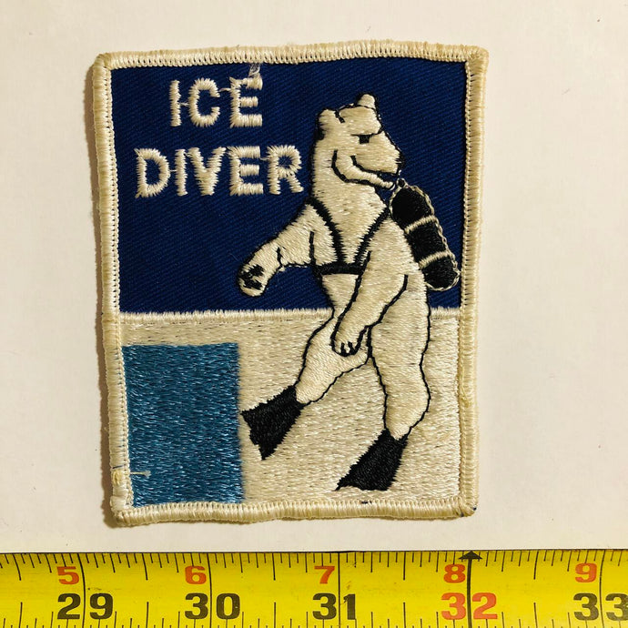 Ice Diver Vintage Patch