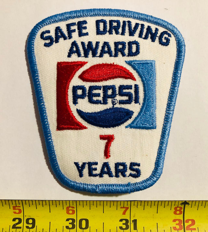 Pepsi Safe Driving Trucking Vintage Patch