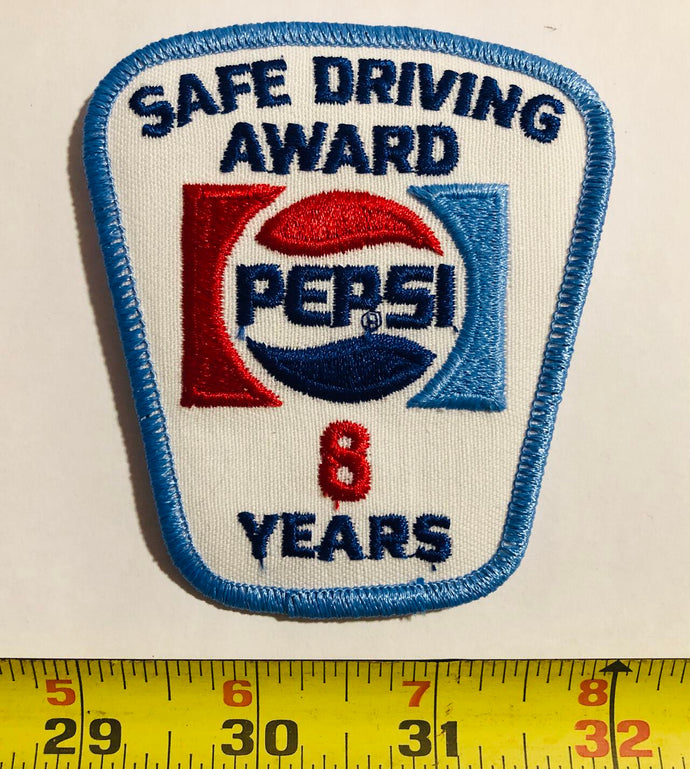 Pepsi Safe Driving Trucking Vintage Patch