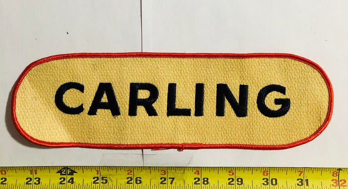 Carling Racing Beer Vintage Patch