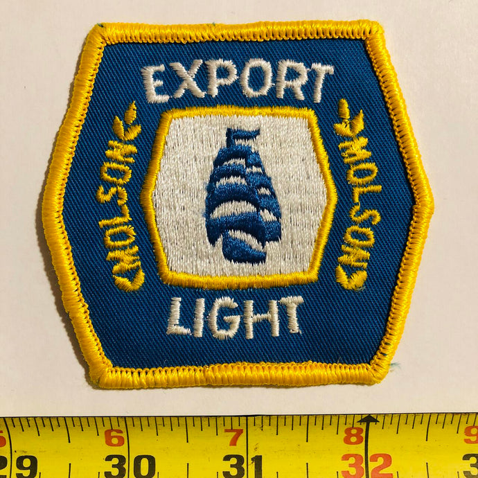 Molson Export Light Beer Vintage Patch