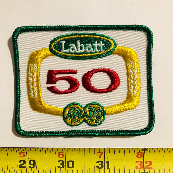 Labatt 50 Beer Vintage Patch