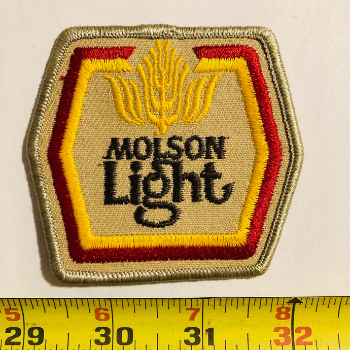 Molson Light Beer Vintage Patch