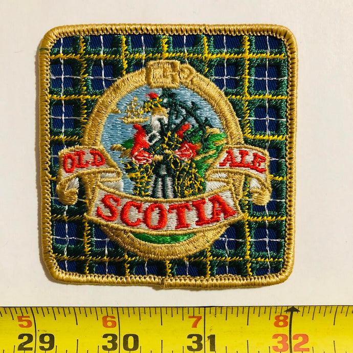 Old Scotia Ale Beer Vintage Patch