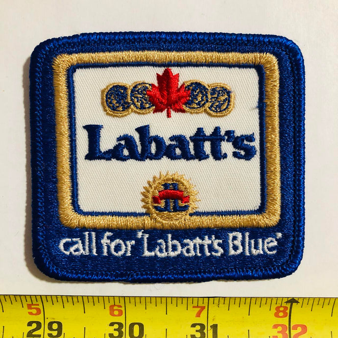 Call For Labatt's Blue Beer Vintage Patch